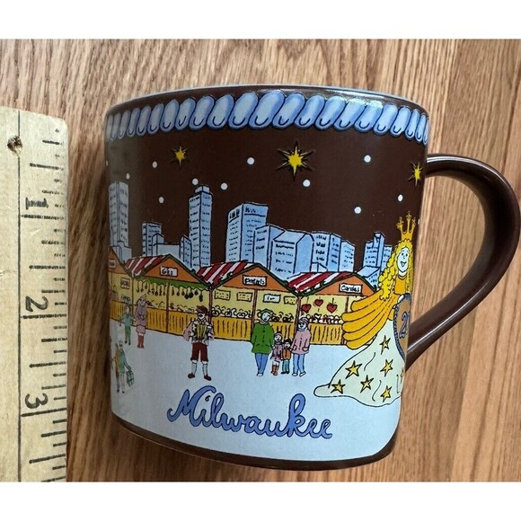 2018 Milwaukee German Christkindl Market Mug Cup Ceramic Collectible Christmas - Picture 10 of 10